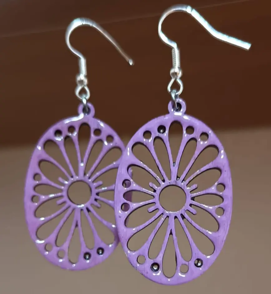 Orecchini viola